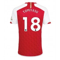 Pánský Fotbalový dres Arsenal Takehiro Tomiyasu #18 2023-24 Domácí Krátký Rukáv